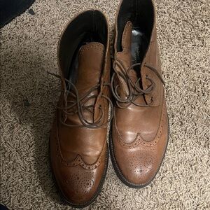 To Boot Tan Leather Chukka Boots